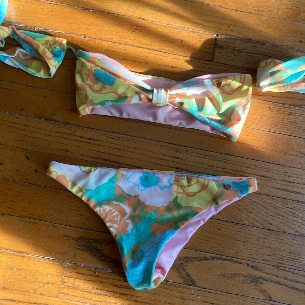 Lolli Swim Blooms Bikini Set - XS - Picture 4 of 7